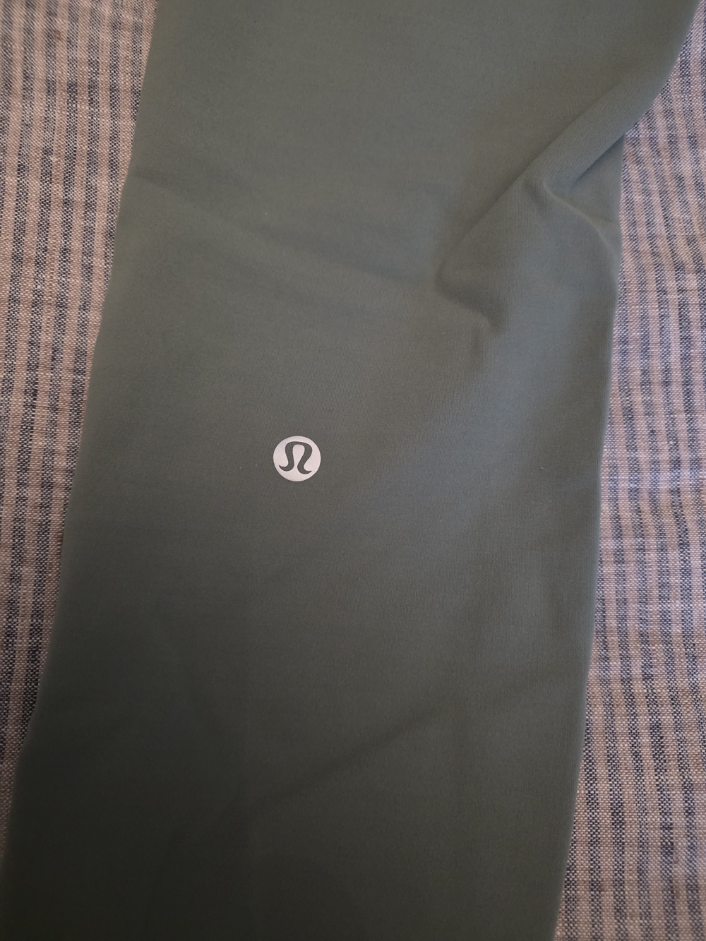 NEW Lululemon 8 Wunder Train High-Rise 23 Grey Eucalyptus GREU Green Leggings - Picture 4 of 7